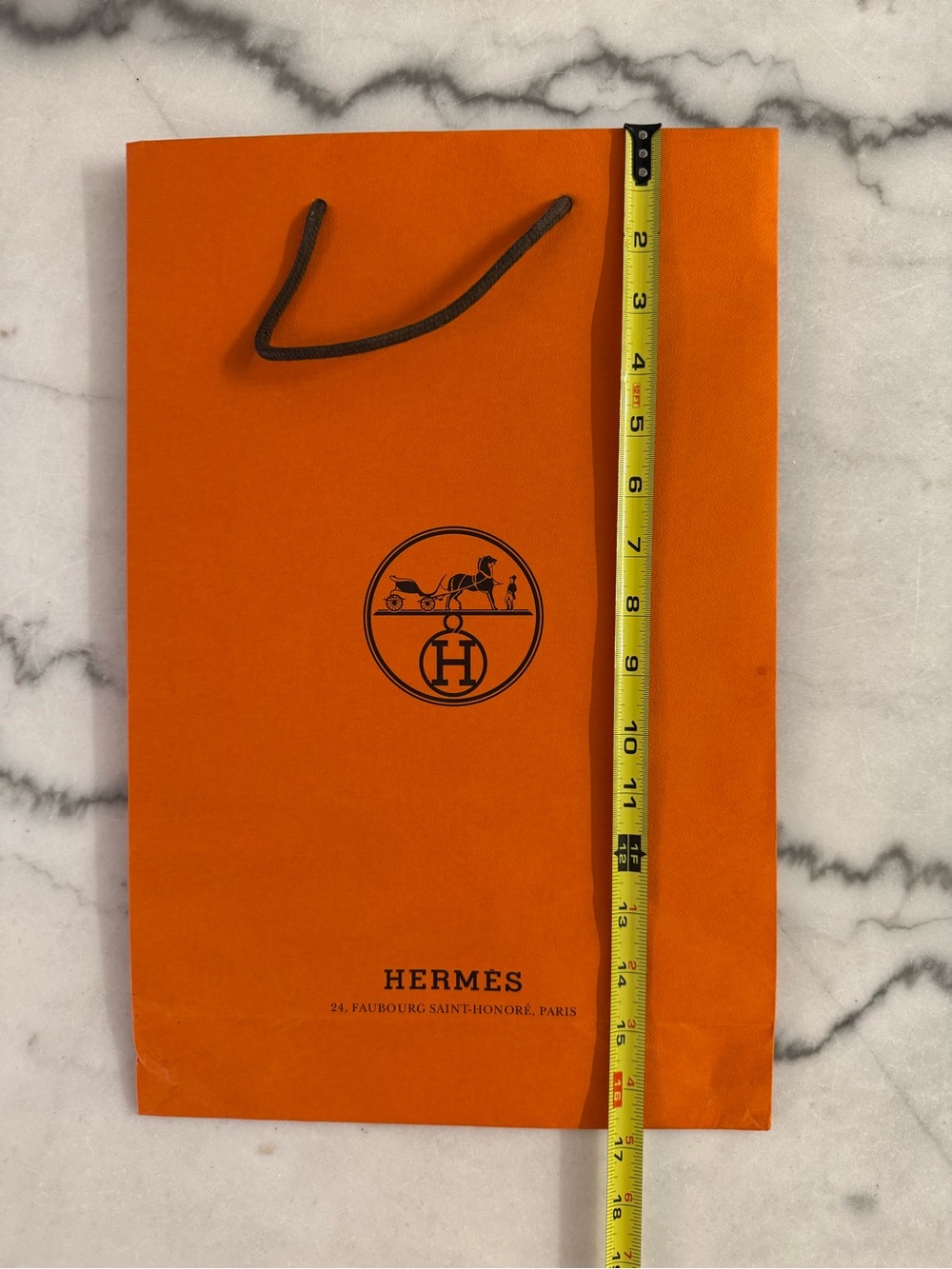 Hermes shopping bag 17 x 11